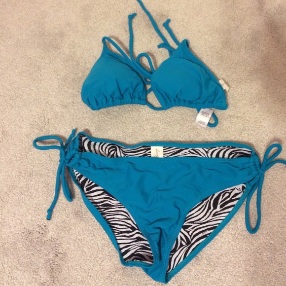 Forever 21 blue bikini