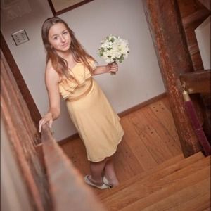Buttercup yellow dress
