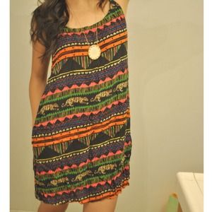 hm boho tunic dress coverup sz 2