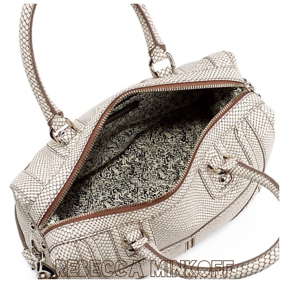 βKeepingβRebecca Minkoff Snake-Embossed Satchel - Picture 2 of 4