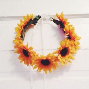 Festival/Wedding Sunflower Crown