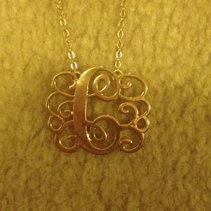 Gold "C" Necklace