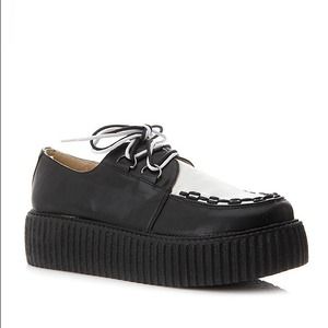 Bamboo Double-Lace Platform Creepers (6.5)