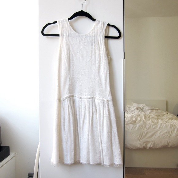Theysken's Theory White Patterned Dress
