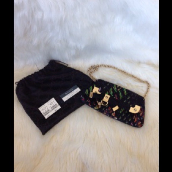 Gucci floral print nighttime bag - Picture 2 of 4
