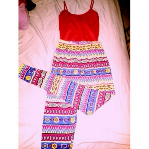 NWOT Colorful high waisted leggings.
