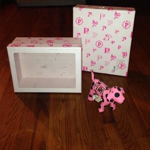 SOLD Two pink storage boxes