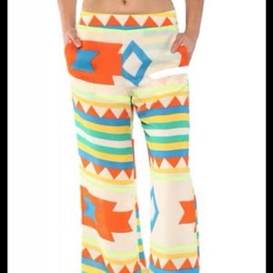 *** Aztec Palazzo Pants ***