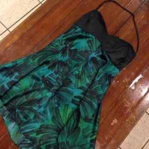 BEBE silk baby doll dress