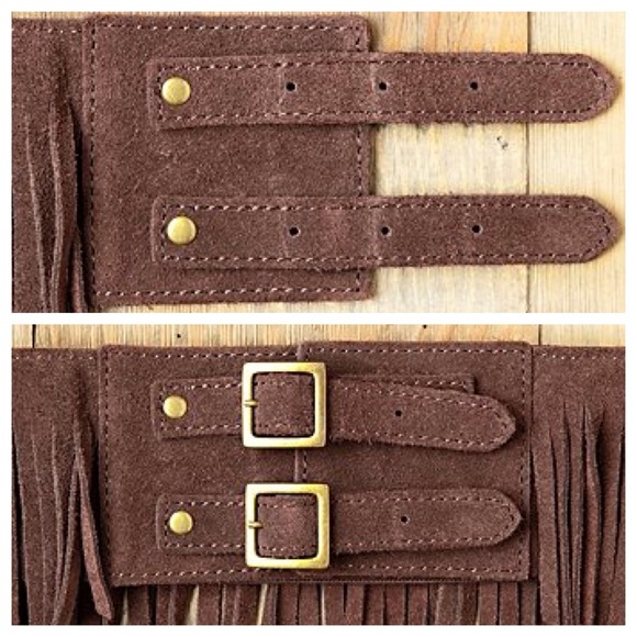 Free People Hendrix Suede Fringe Belt - Picture 4 of 4