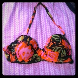 NWT floral Pac sun bikini top