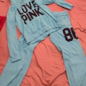 Pink sweat suit