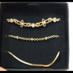 GOLD TONE Anklets