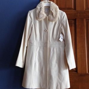 Spring knee length coat