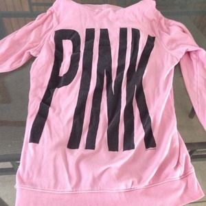 Victoria's Secret pink jacket.