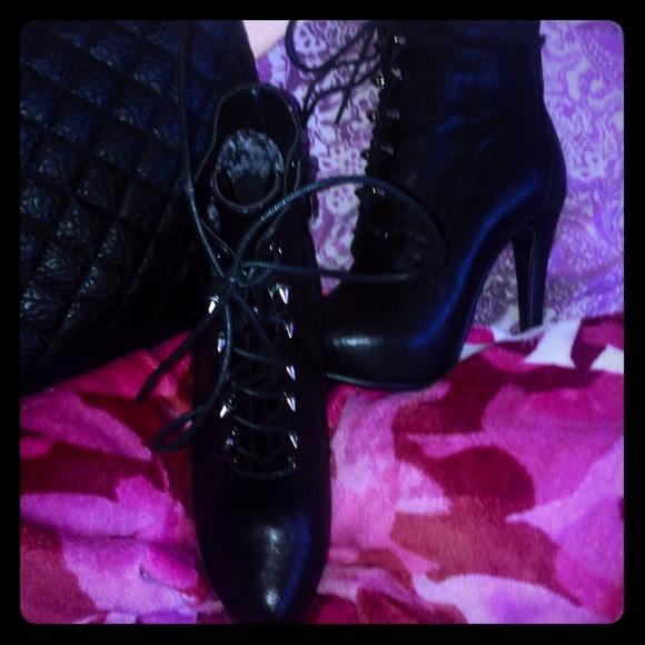 Sexy Black Bakers Booties