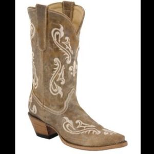Corral tan brown Cortez snip toe western boots!