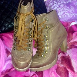 Charlotte Russe Sexy Lumberjack Booties