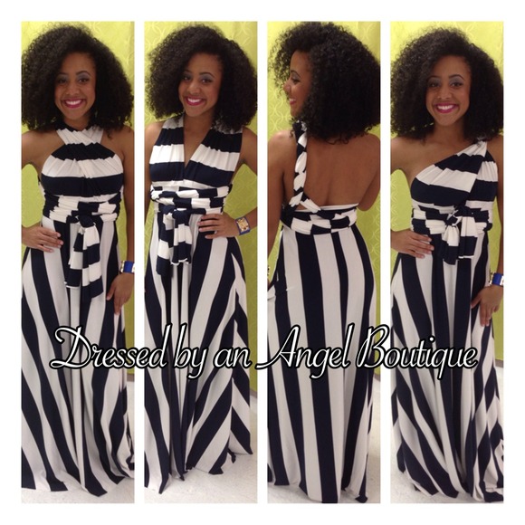💥SOLD OUT💥💥❤️Infinity Dress❤️ Navy & White
