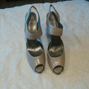 Taupe color shoes and watch bundle