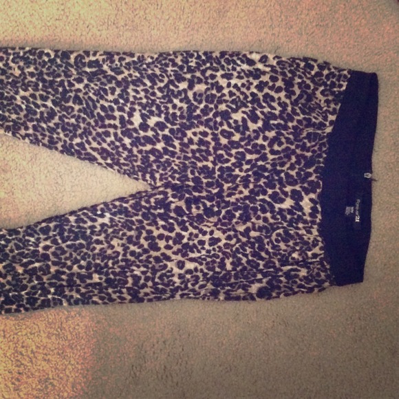 Cheetah pants