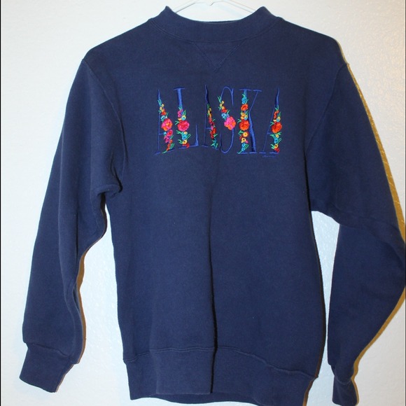 Alaska Floral Crewneck