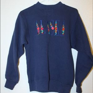 Alaska Floral Crewneck