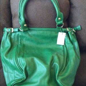 Green Handbag. Soft like leather.