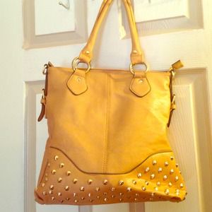Tan Stud Purse