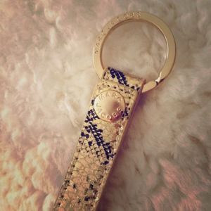 Marc Jacobs metallic snake key chain