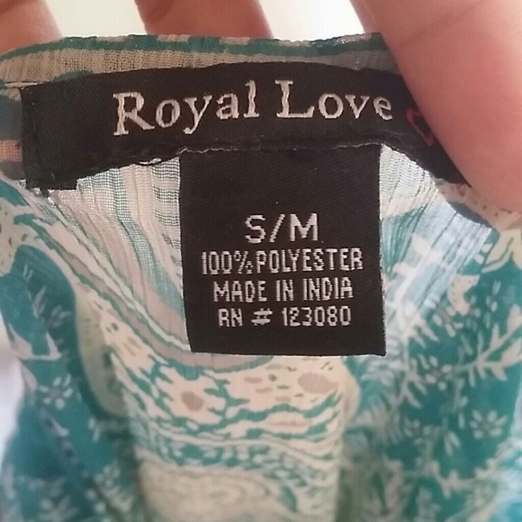 Green Flowy Top - Picture 4 of 4