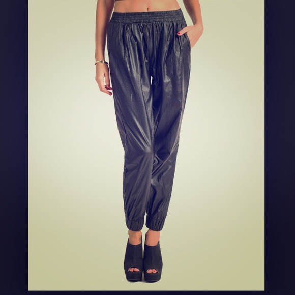 Red leather pants :)