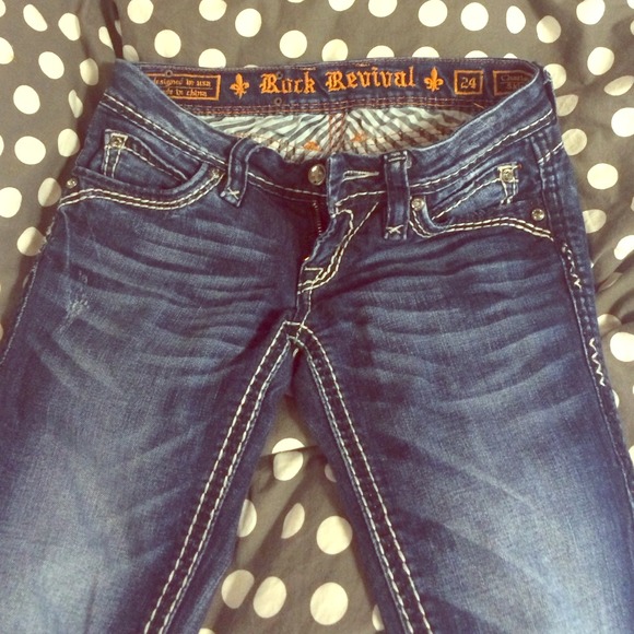 24' rock revival jeans
