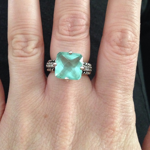Stunning Aqua Colored Ring