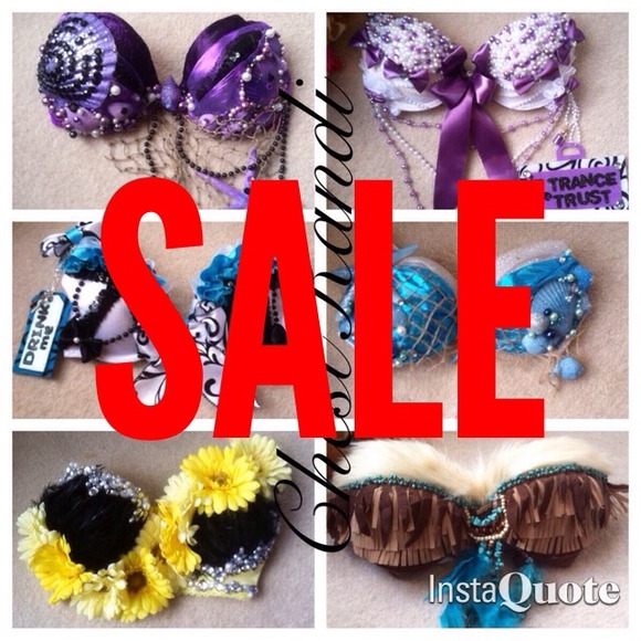 Rave bras/outfits on sale!!!