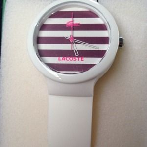 White Lacoste Watch