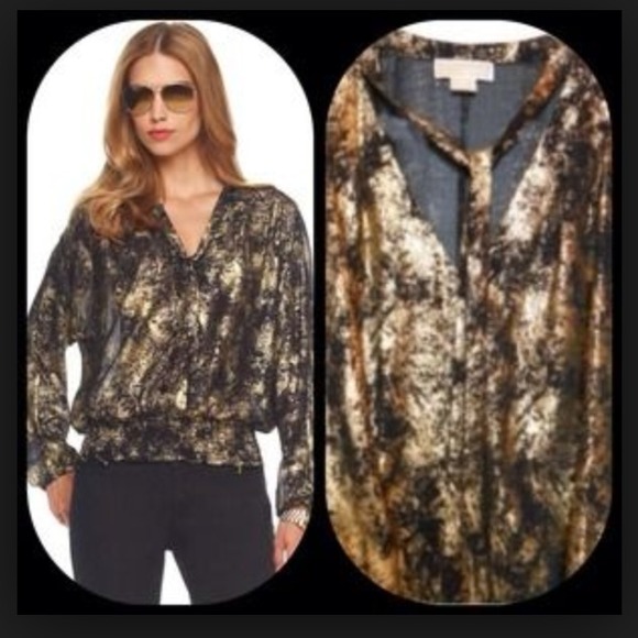 Michael Kors v-neck blouse