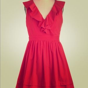 🎉HP🎉 Red ModCloth Dress