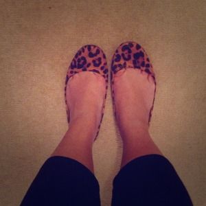 Leopard Print Flats