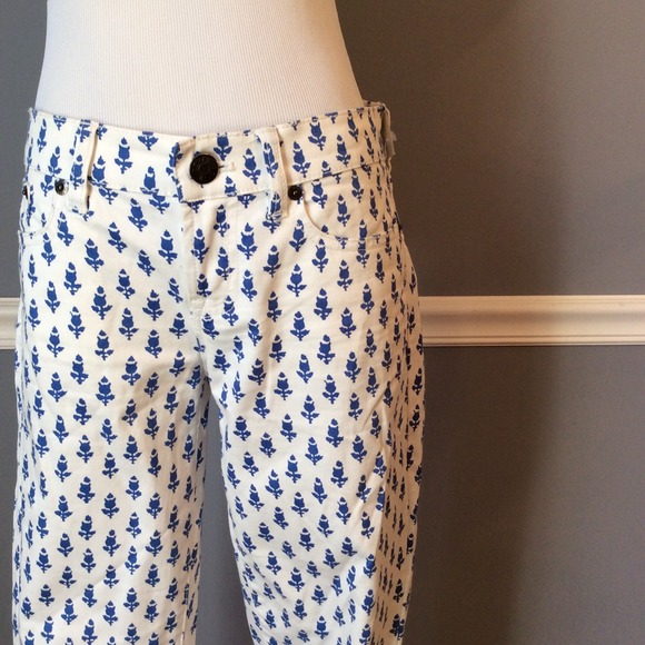 J. Crew Toothpick Jean in Thistle Print - Picture 2 of 4