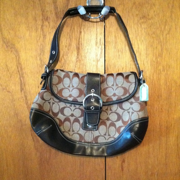 Authentic coach brown small purse