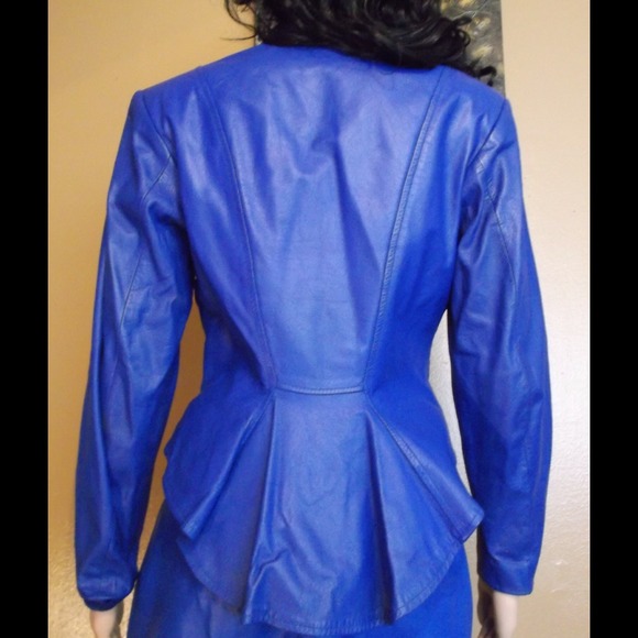 Blue Leather Blazers - Picture 3 of 3