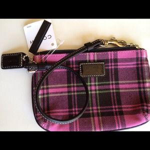 Coach wristlet.  Authentic.  New with tag.