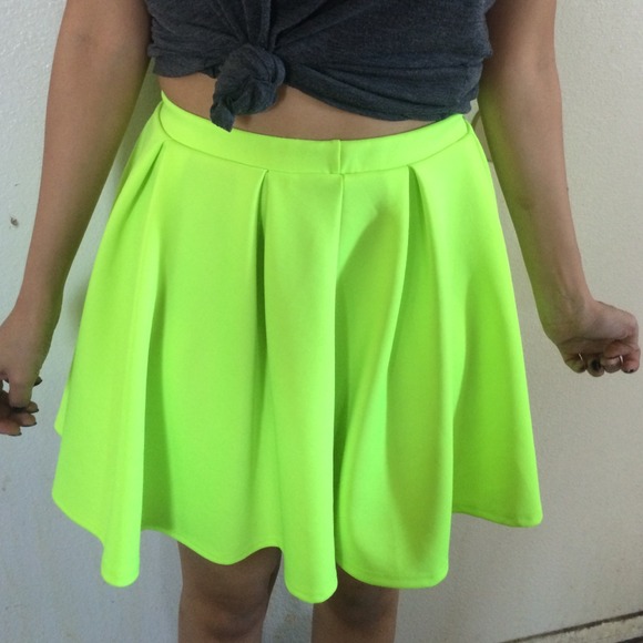 Neon skirt!