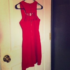 Hot Red Skin Tight Dress 💃