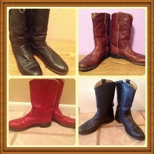 Four Pairs Boots Bundled!!