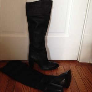 Steven above-the-knee leather boots - NEW!!