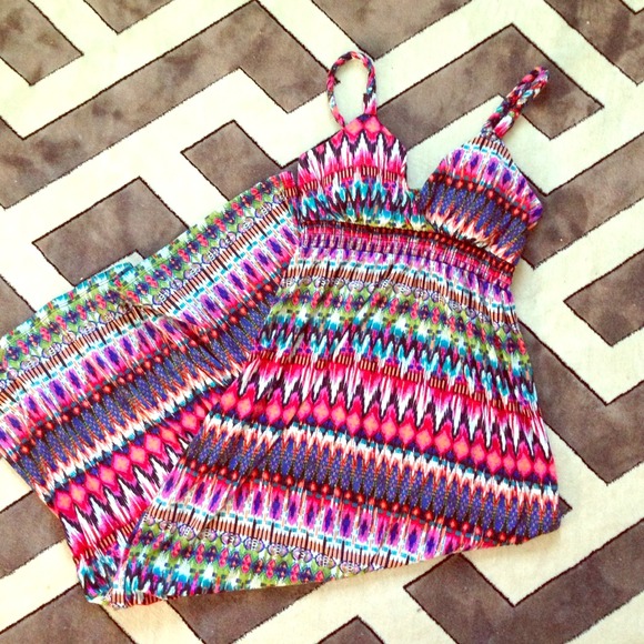 Colorful maxi dress