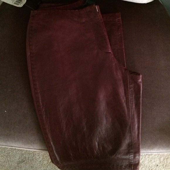 Leather pants
