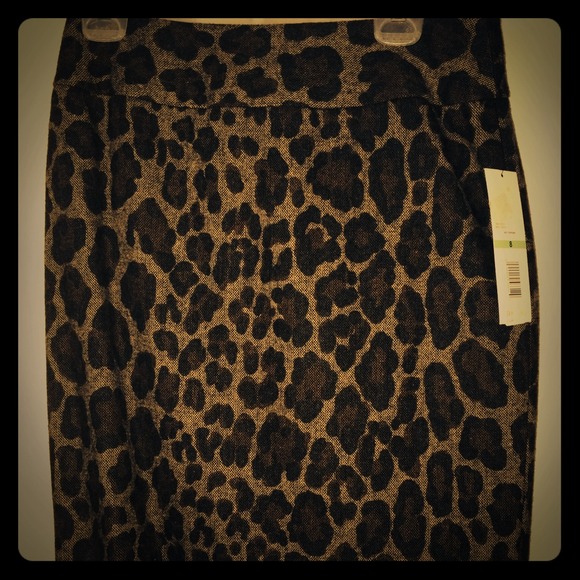 Leopard knee length shirt